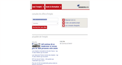 Desktop Screenshot of emploi.sciencesetavenir.fr