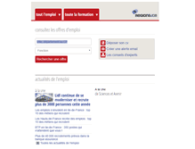 Tablet Screenshot of emploi.sciencesetavenir.fr